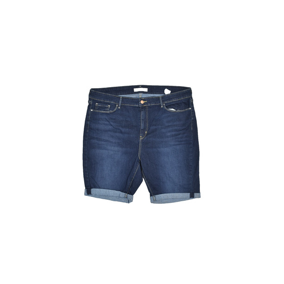 Signature by Levi Strauss Bermuda Shorts Plus Size 20 W35 Mid-Rise Dark Wash - Picture 1 of 8
